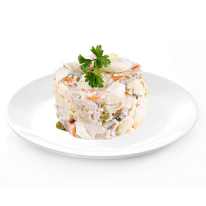 Салат столичный с куриным филе